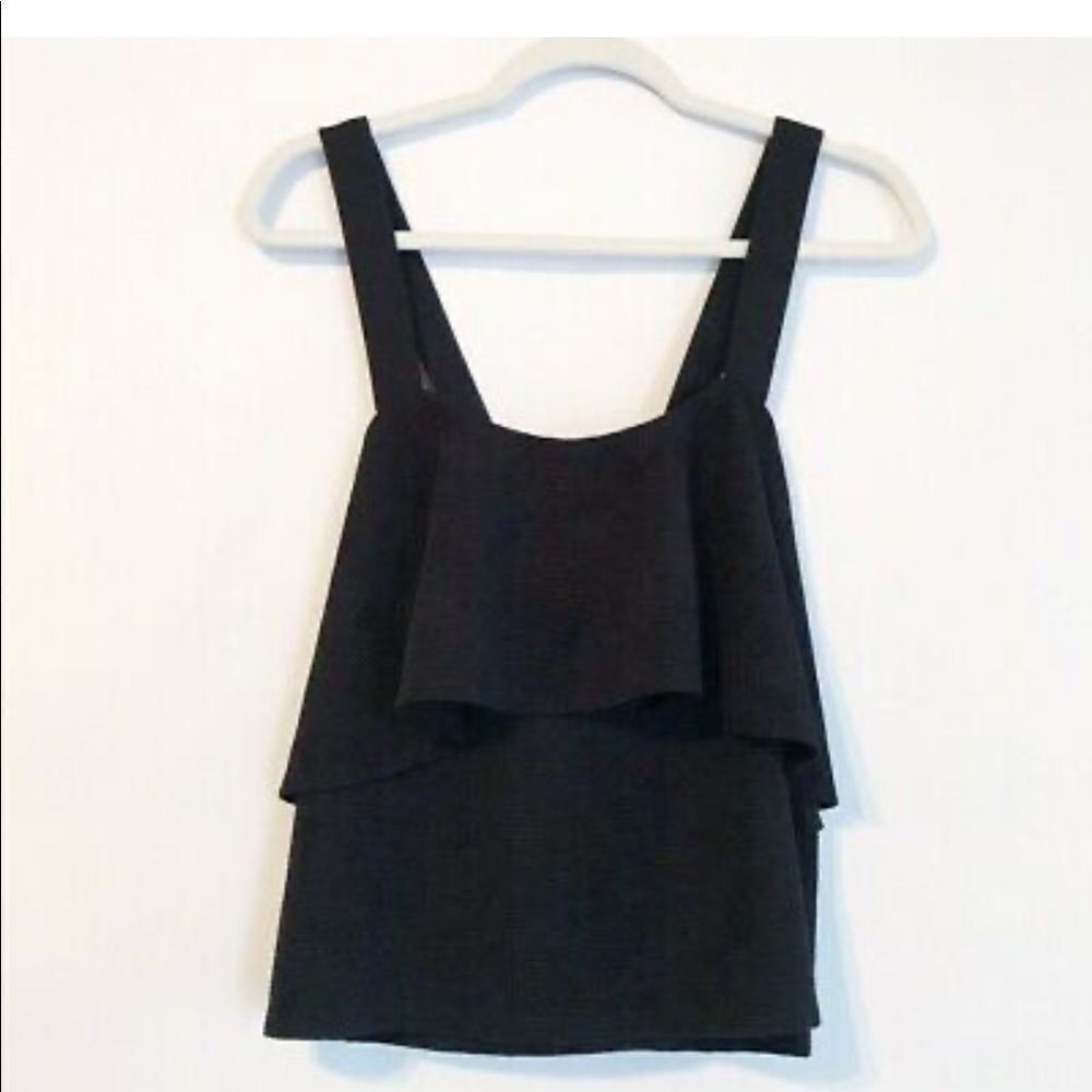 ✨HP✨Madewell Texture & Thread Tiered Tank✨ - Picture 3 of 9